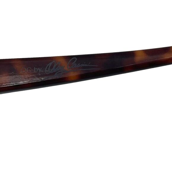 Oleg Cassini Sunglasses Womens Brown Rectangle Brown Tortoise Shell Ombre Lens - Picture 8 of 11